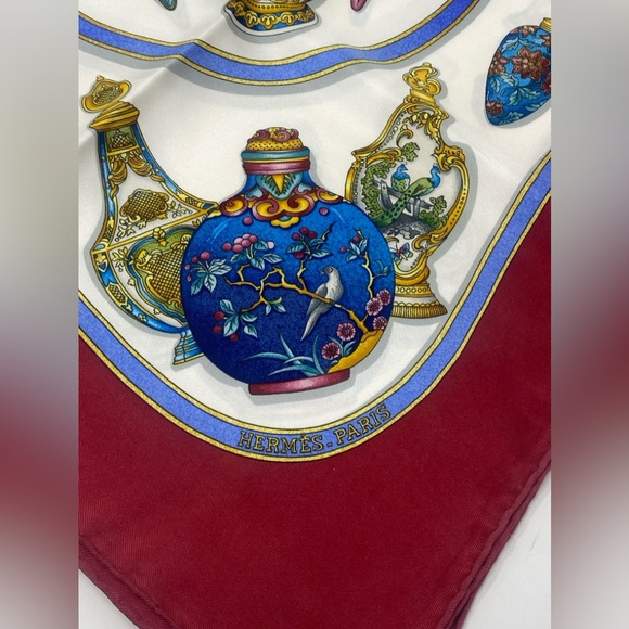 Hermes Vintage Scarf Carre 90”Qu’Importe Le Falcon” - Picture 14 of 16